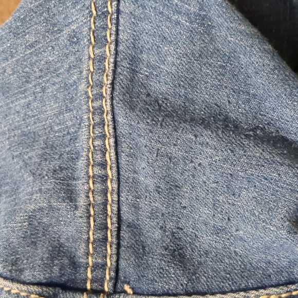 Size 20 Lane Bryant Blue Denim Jeans Casual Bling Back Flap Pockets - Picture 14 of 14